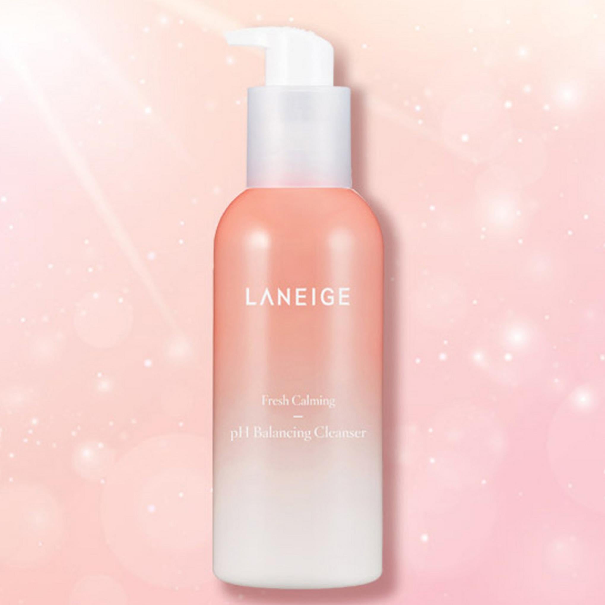 Laneige Fresh Calming pH Balancing Cleanser 230ml + Amorepacific Basic Care 3 types