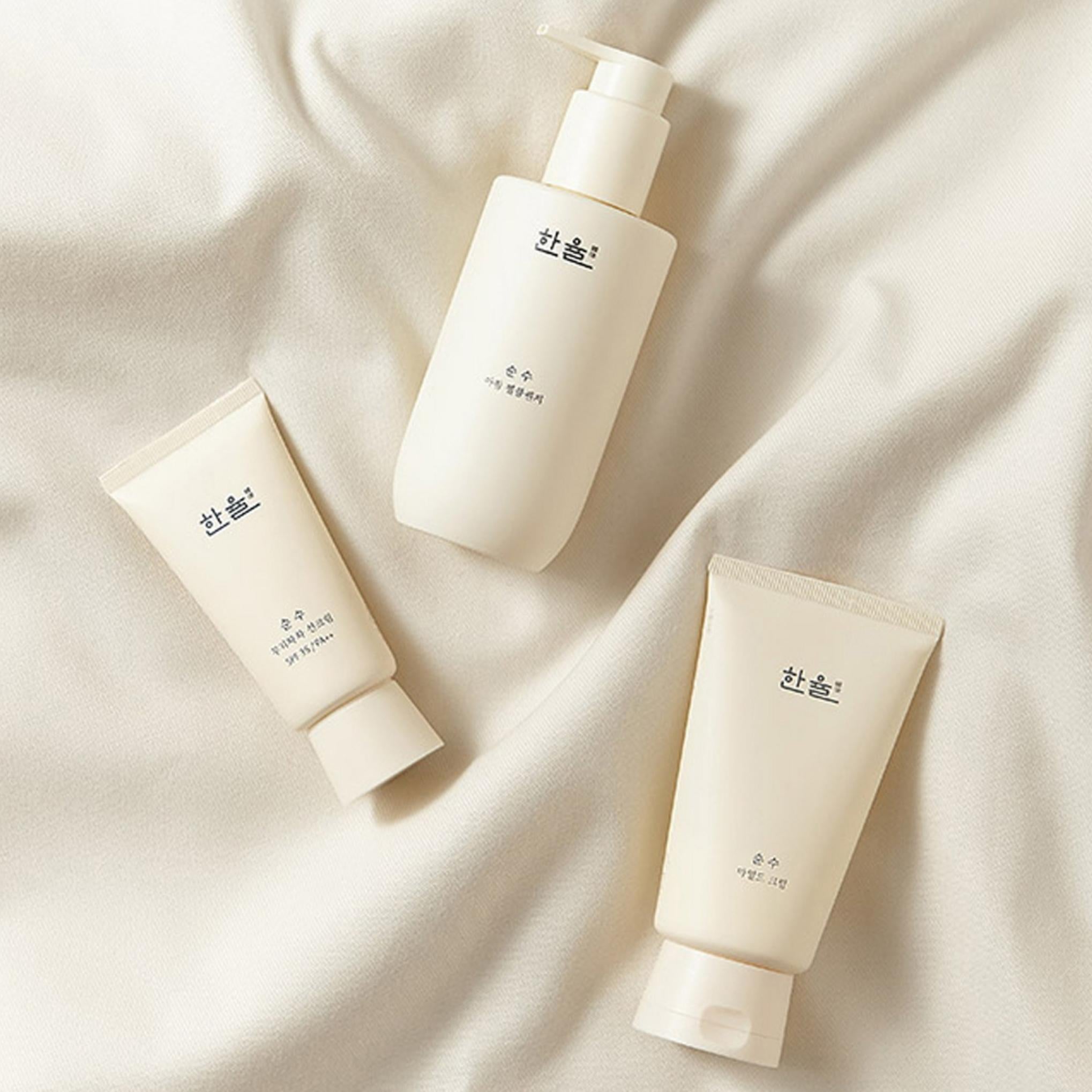 Hanyul Pure Morning Gel Cleanser 200ml + Amorepacific Basic Care 3 types