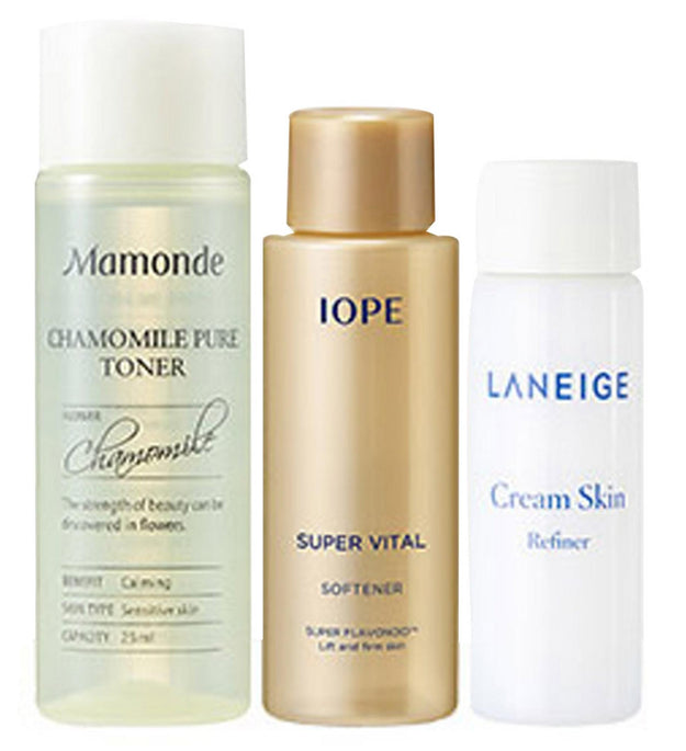 Hanyul Pure Morning Gel Cleanser 200ml + Amorepacific Basic Care 3 types