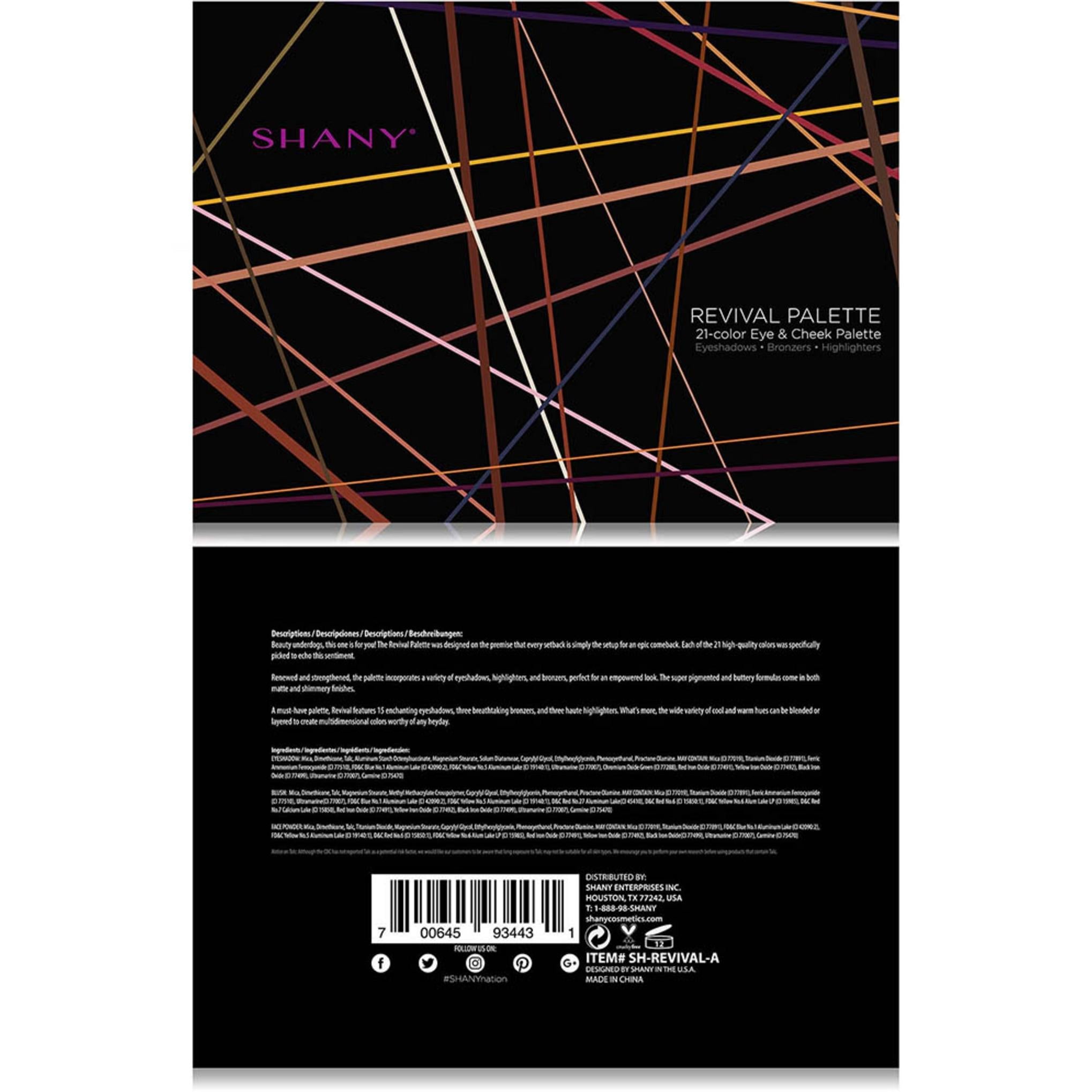 Shani Revival Palette 21 – Палитра цветов для глаз и щек