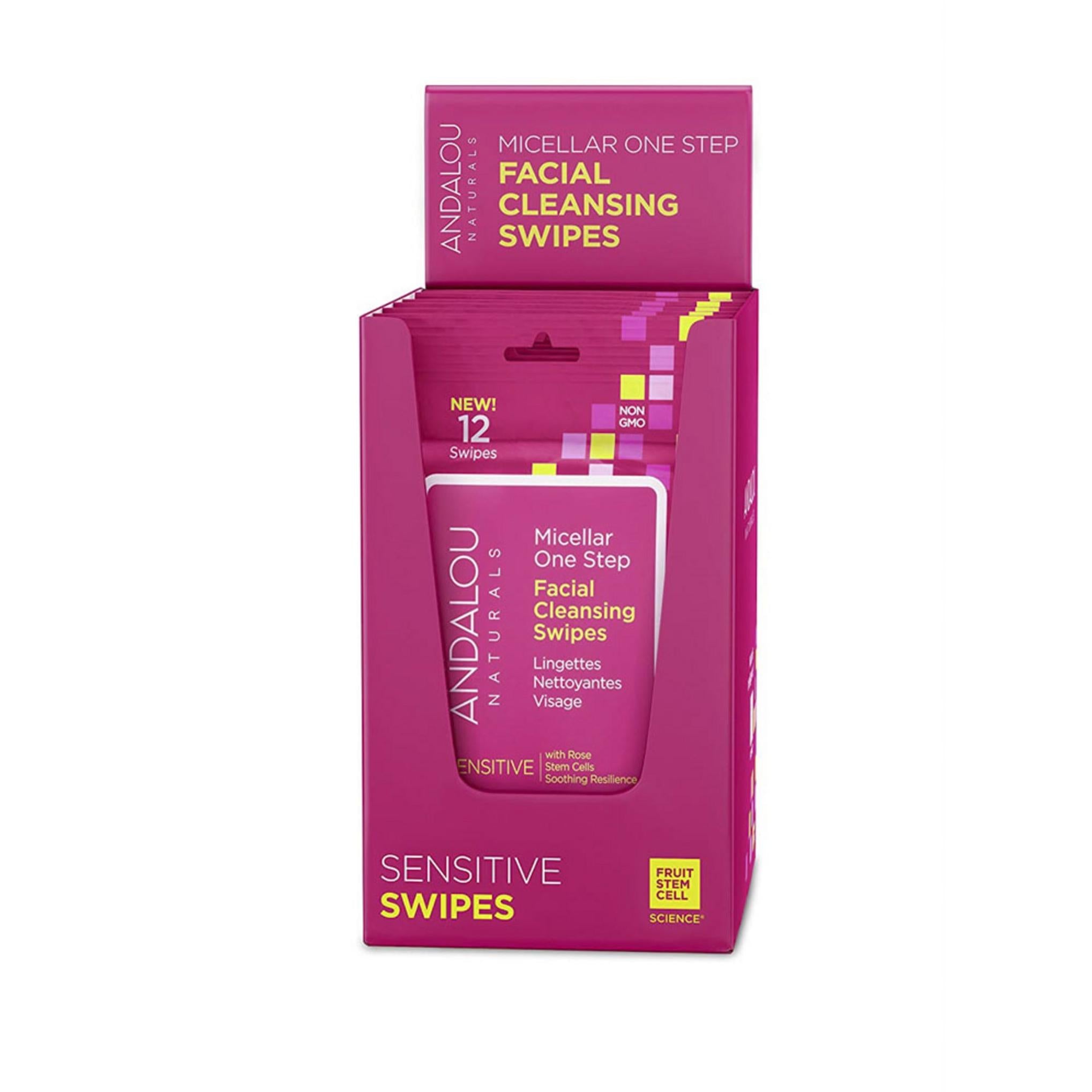 Andalou Naturals Swipe detergente viso Sensitive 15,24 x 19,68 cm