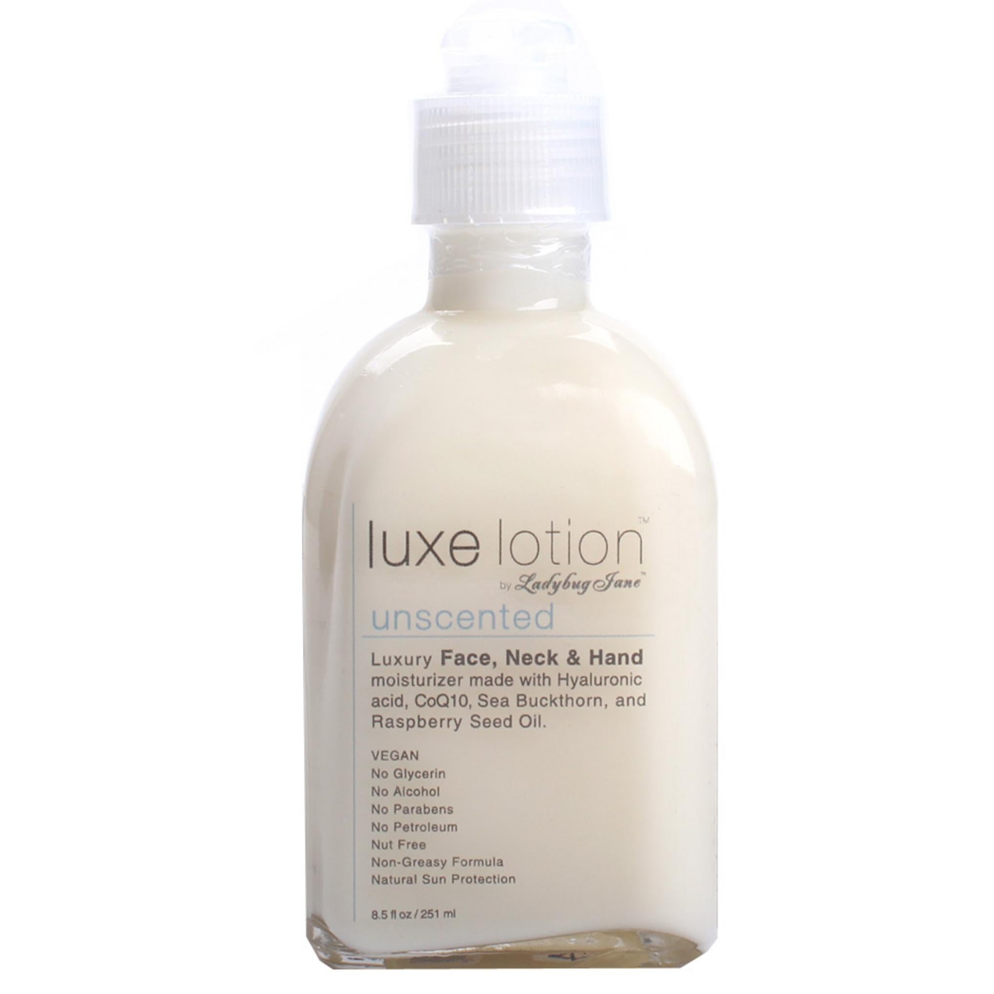 Luxe Beauty Loción de lujo para rostro, cuello y manos