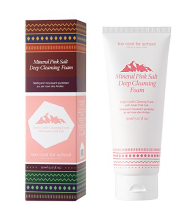 too cool for school Mineral Pink Salt Deep Cleansing Foam