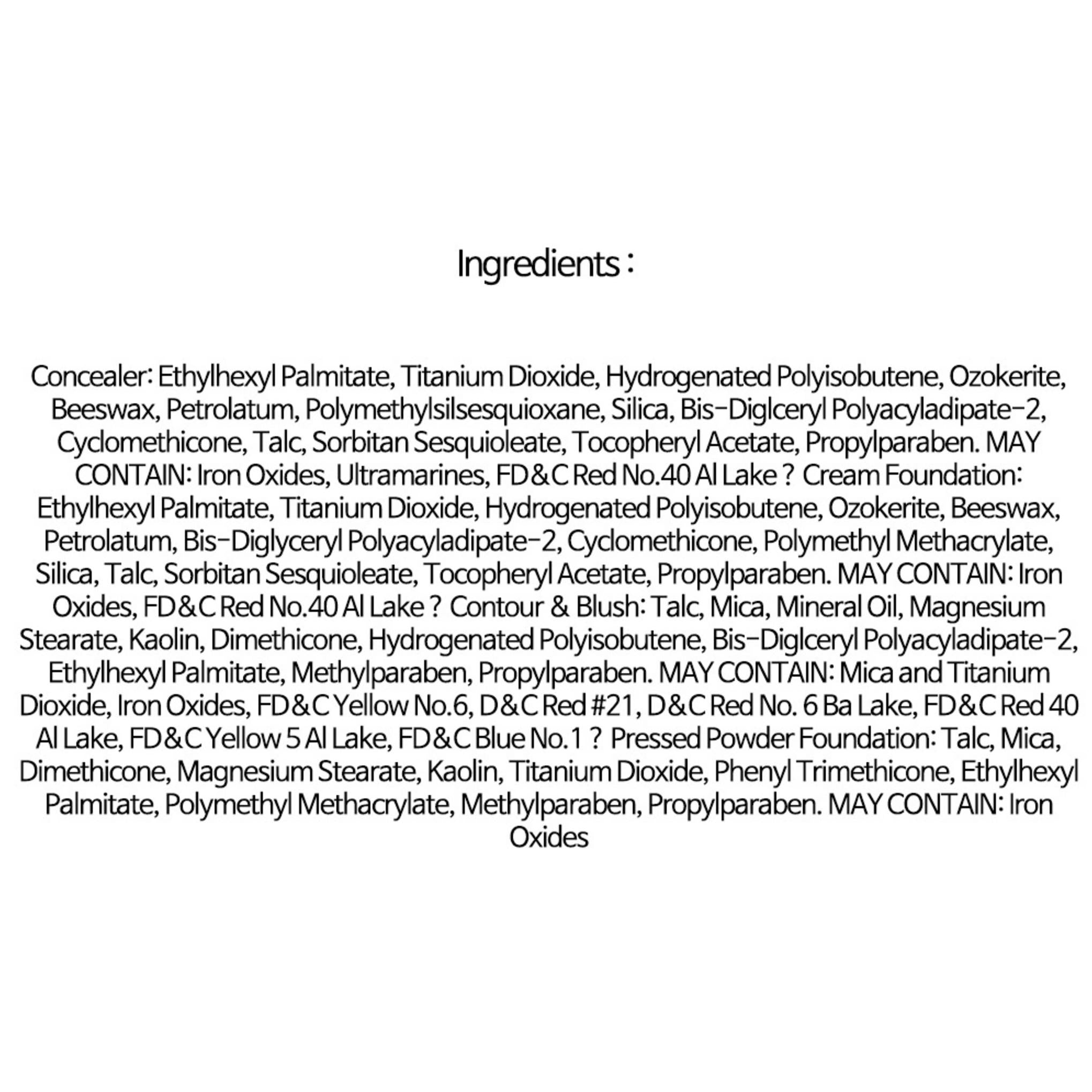 Набор для контуринга и хайлайтера Shani 4 Layer