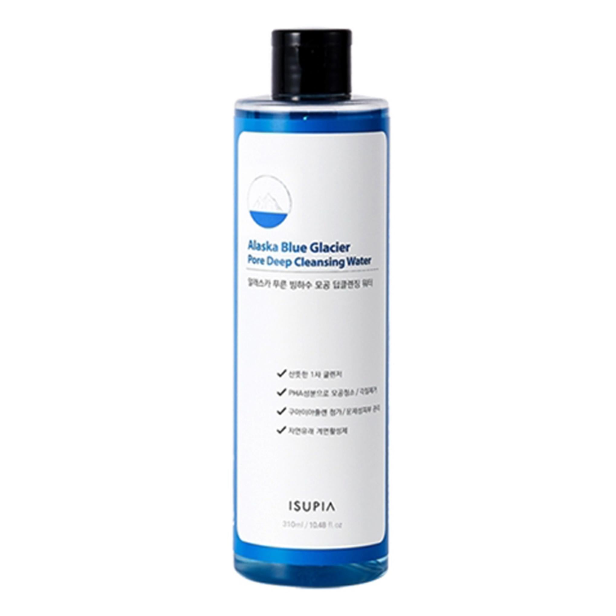 إيسوبيا ألاسكا مياه النهر الجليدي الأزرق للتنظيف العميق للمسام