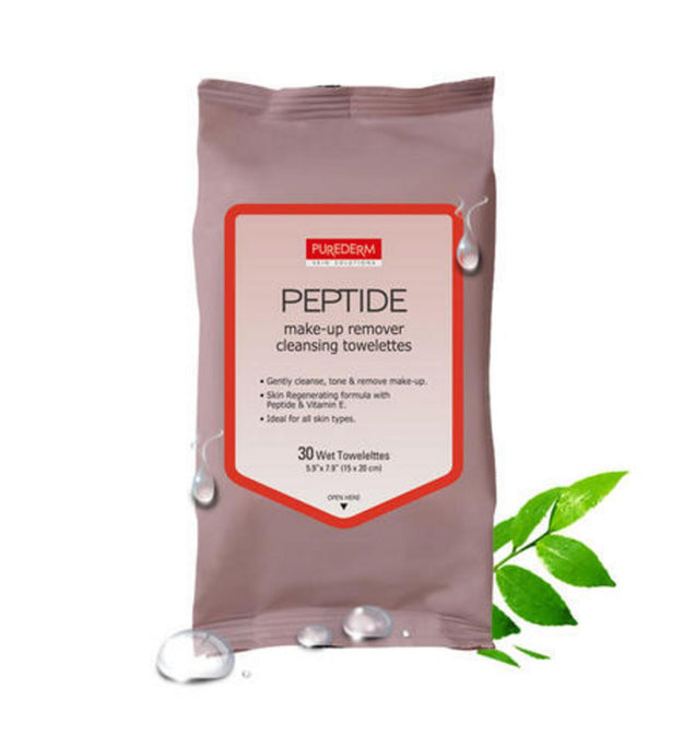 [Purederm] Lingettes nettoyantes aux peptides Purederm