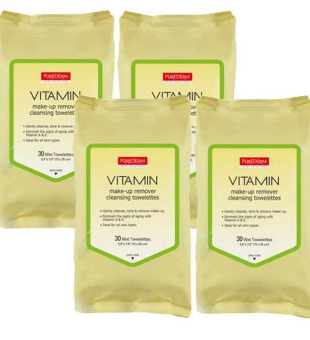 Lingettes nettoyantes vitaminées Purederm