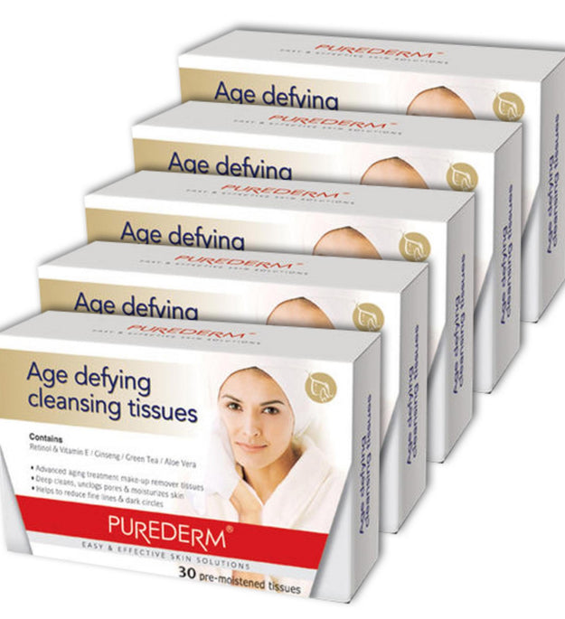 Lingettes nettoyantes anti-âge Purederm