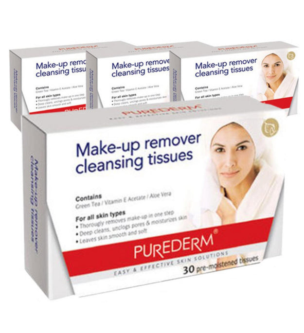 Lingettes nettoyantes démaquillantes Purederm