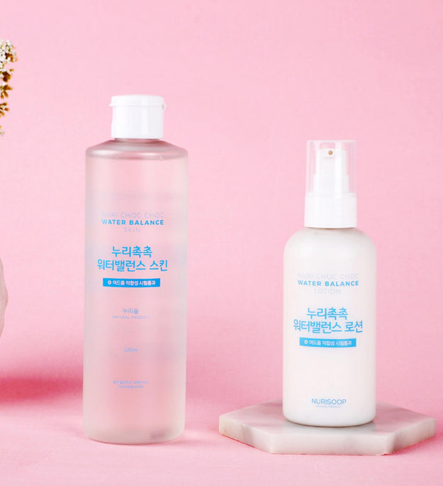 Nurisup Moist Water Balance Skin Large Capacity 320ml + Lotion 160ml Set