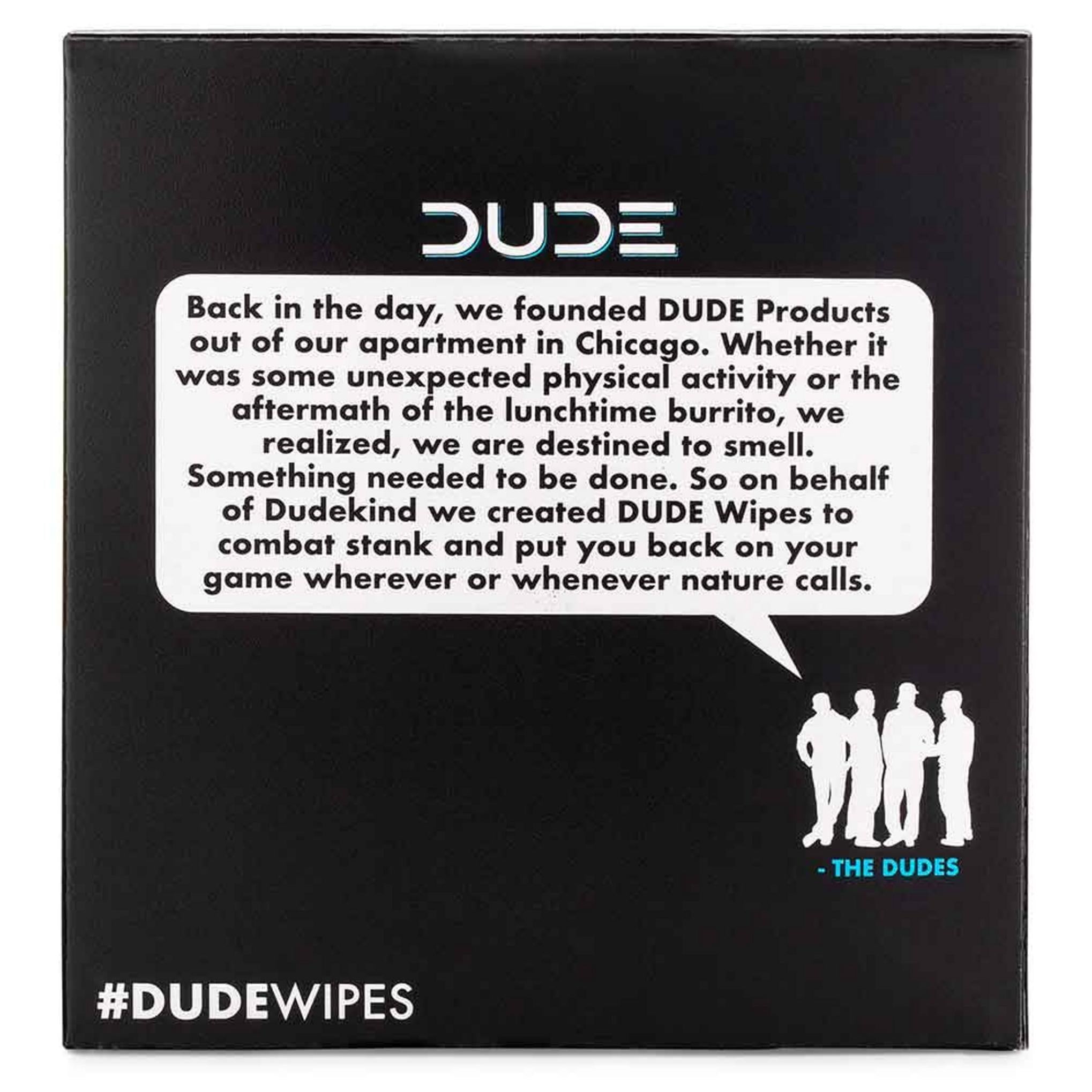 Дорожный набор салфеток Dude Wipe Plushable 14,5 x 19,8 см