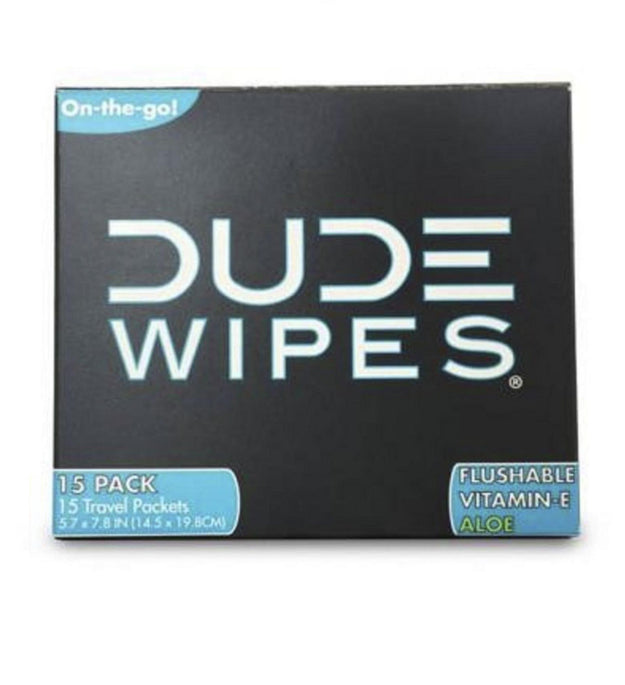 Pacote de viagem Dude Wipe Plushable 14,5 x 19,8 cm