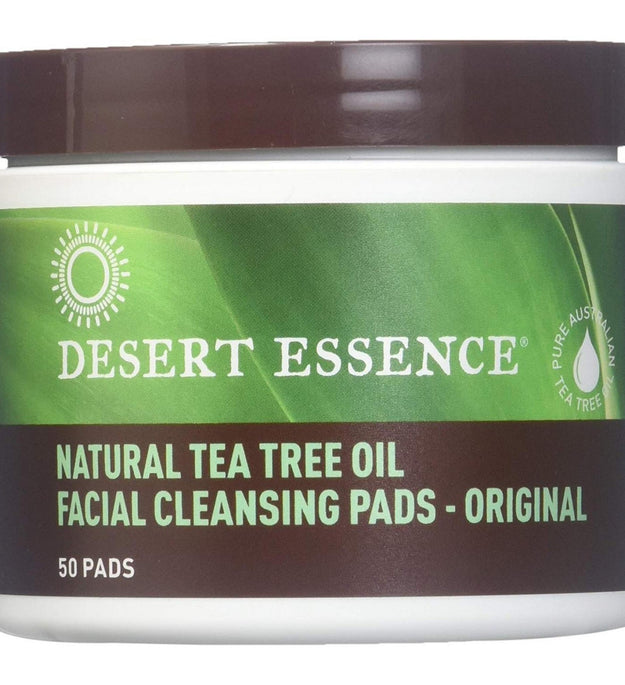 Desert Essence Natural Tea Tree Oil Facial Cleansing Pad Original