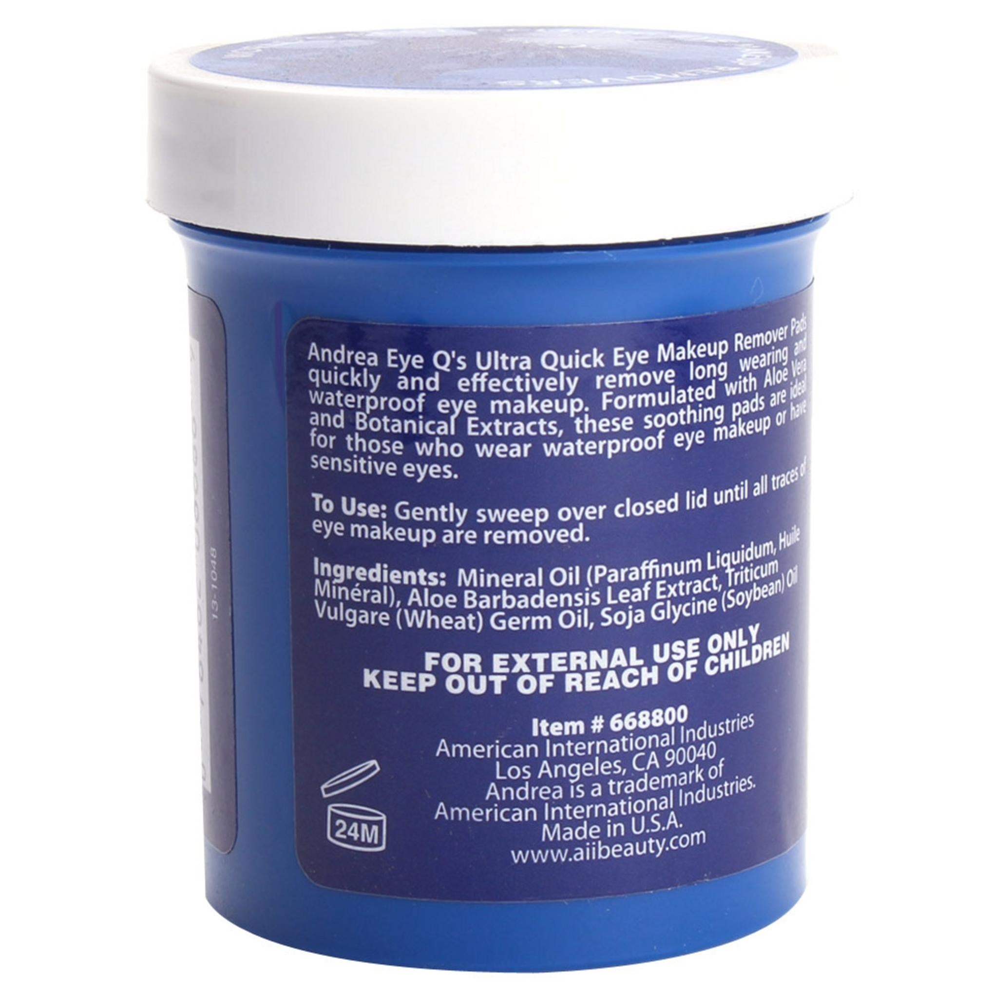 Andrea Eye Q's Makeup Remover Pad Ultra Rápido