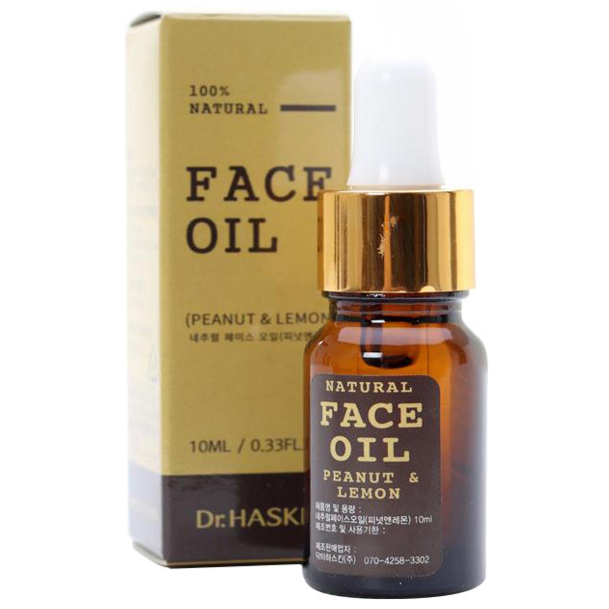 Dr. Haskin Natural Face Oil Peanut and Lemon