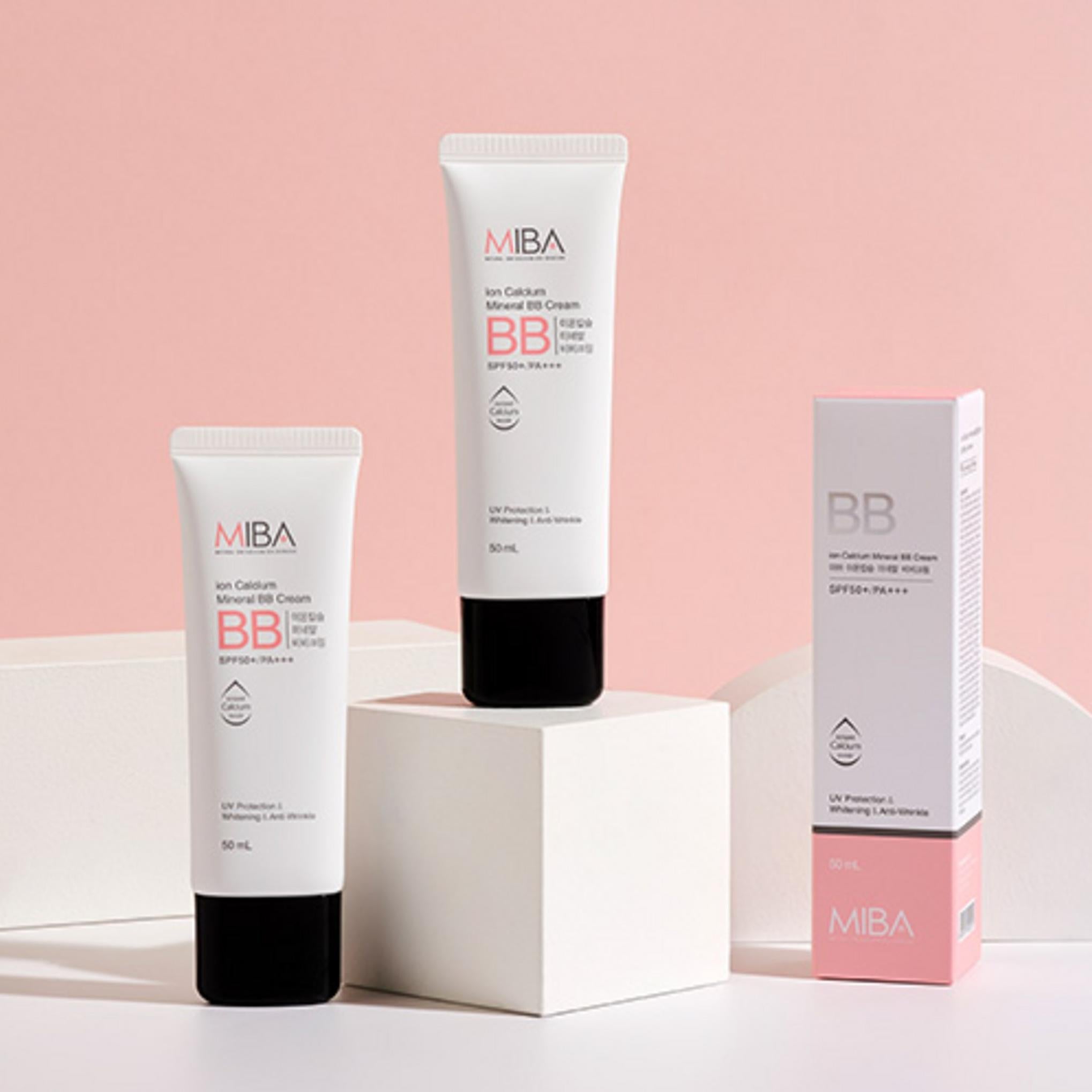 Miba Ion Calcium Mineral BB Cream SPF50+ PA+++ 50мл