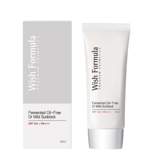 Wish Formula Écran solaire fermenté sans huile Dr. Mild SPF50+ PA+++