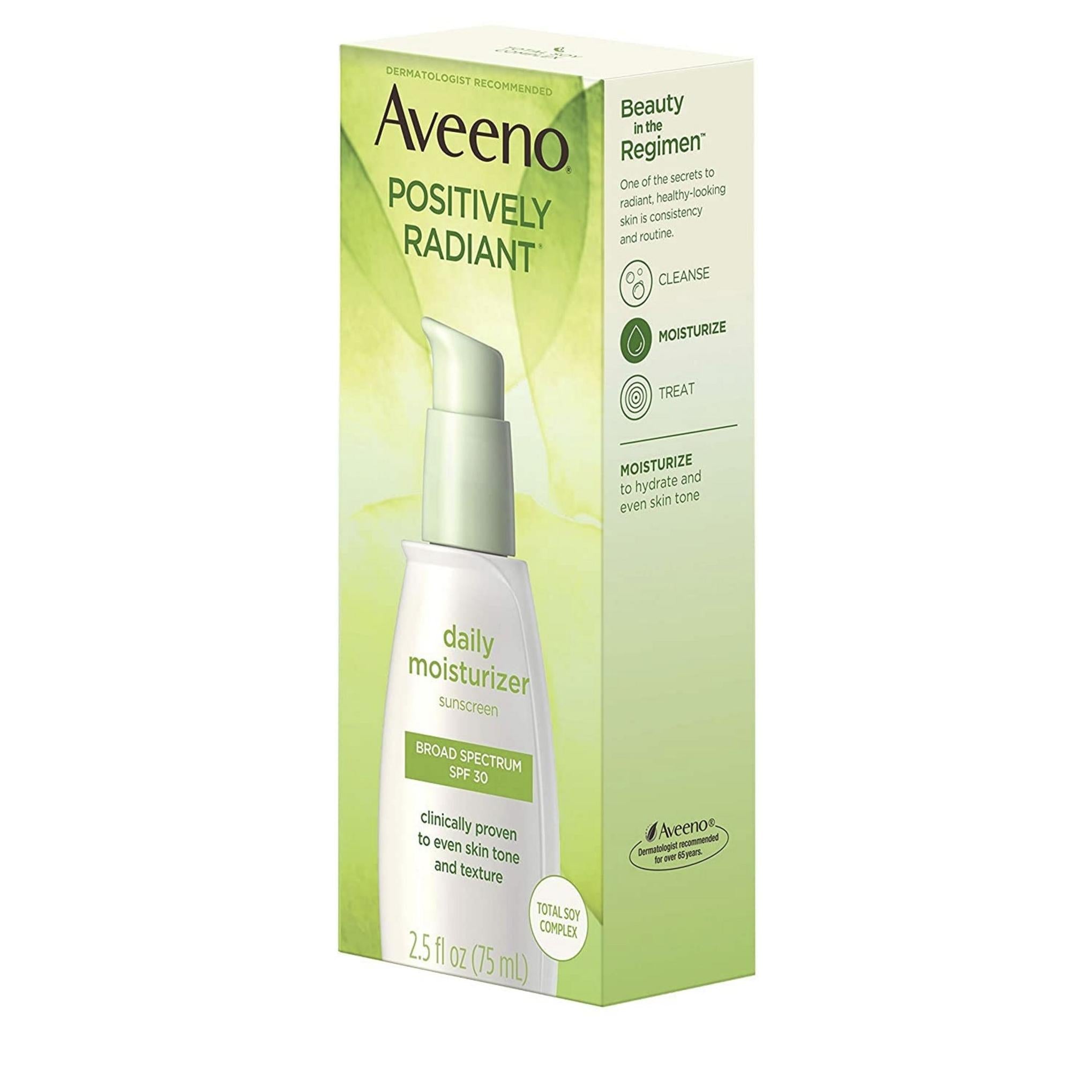 Aveeno Positively Radiant Daily Moisturizer Sunscreen