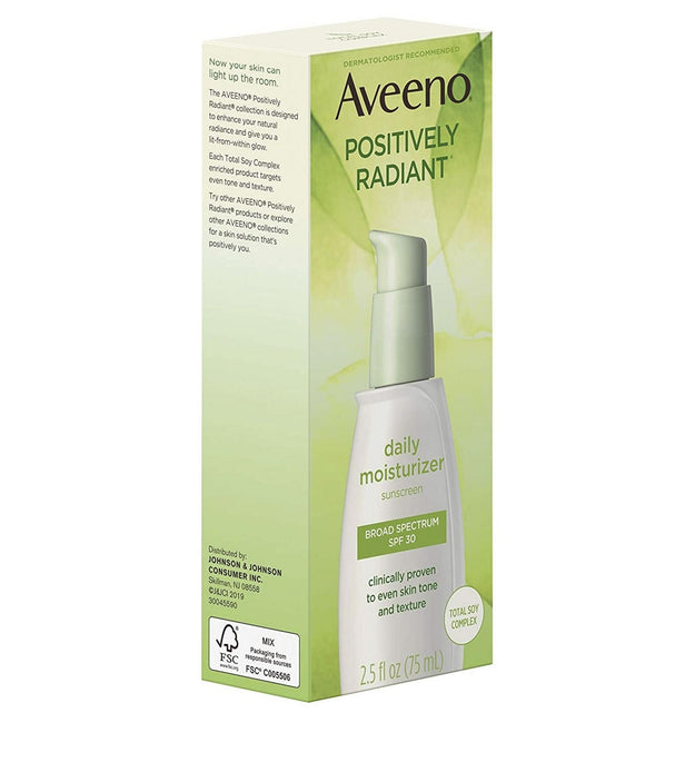 Aveeno Positively Radiant Daily Moisturizer Sunscreen