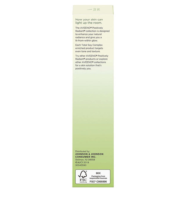 Aveeno Positively Radiant Daily Moisturizer Sunscreen