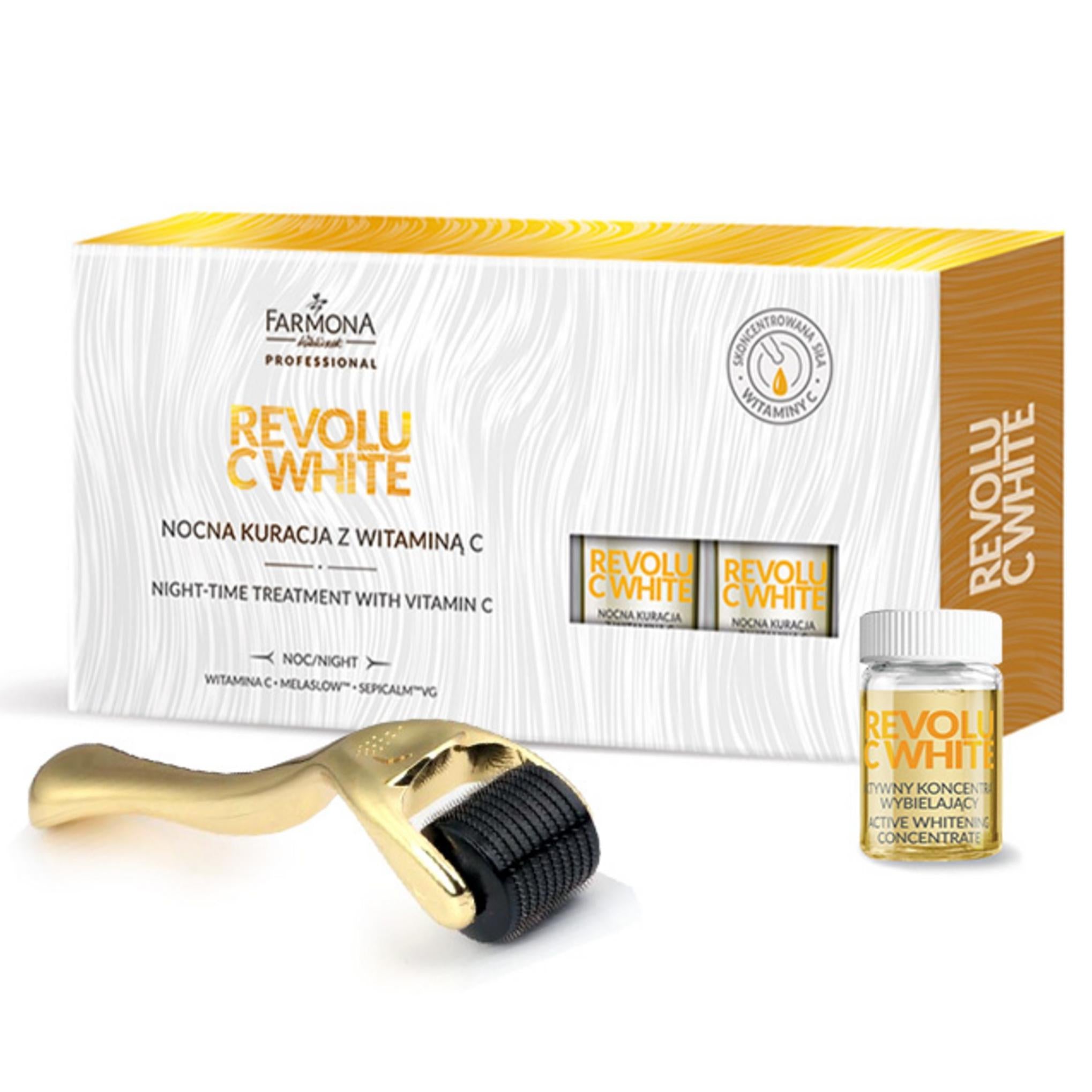 Pamona Revolu C White Ampolla 5ml x 5p + Rullo Derma