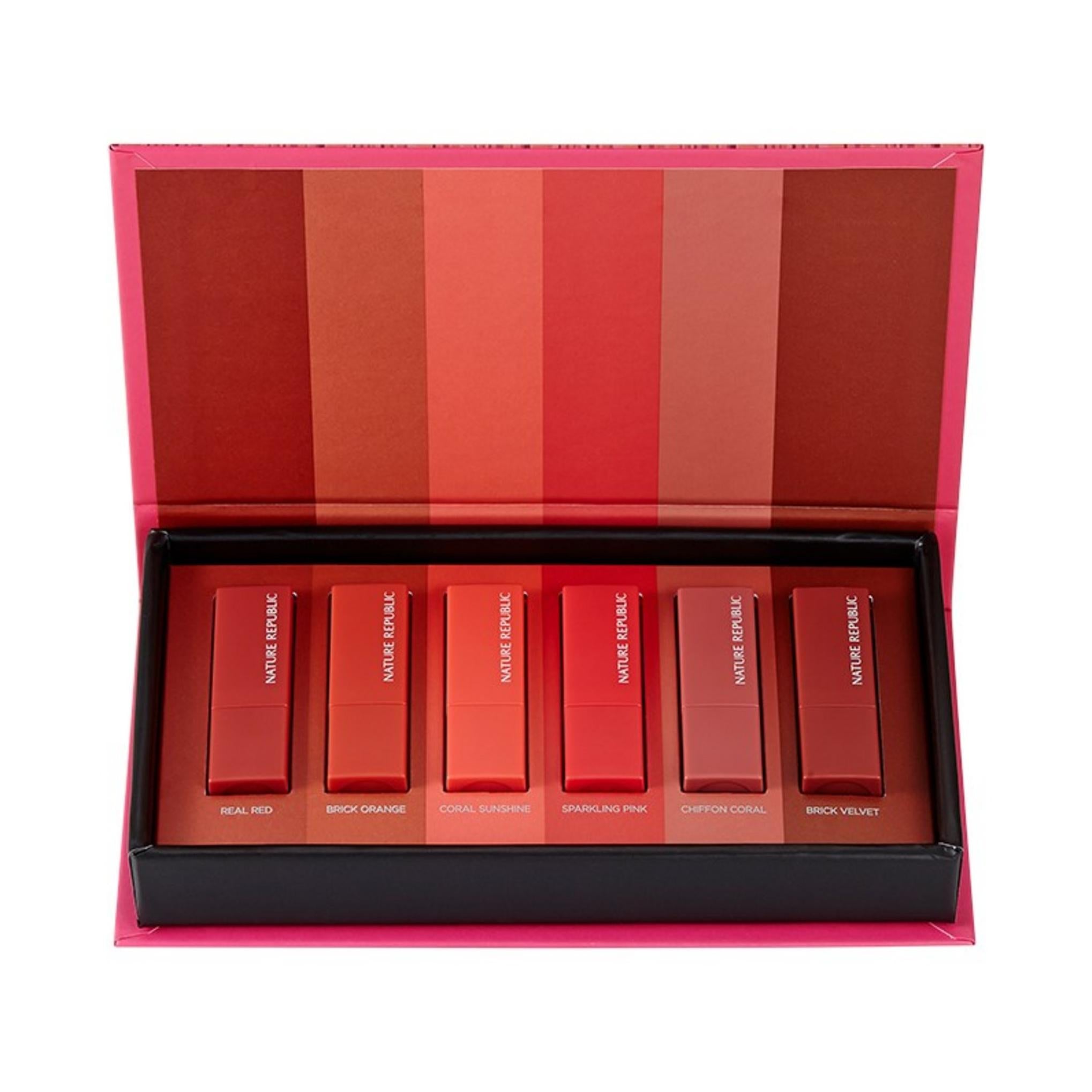 مجموعة أحمر الشفاه كيس ماي ميني من نيتشر ريبابليك إصدار غير لامع