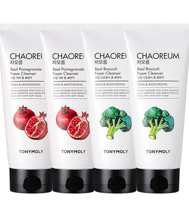 TONY MOLY Chaoreum Real Cleansing Foam 4p Set