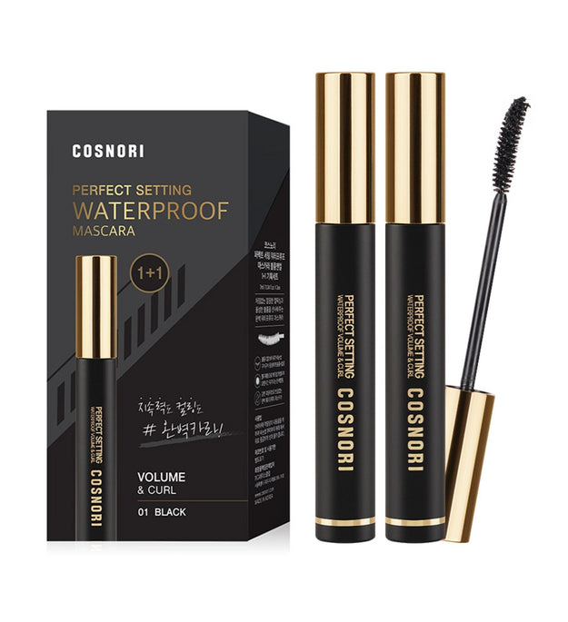 Kosnori Mascara imperméable à réglage parfait volume et boucles 7 ml