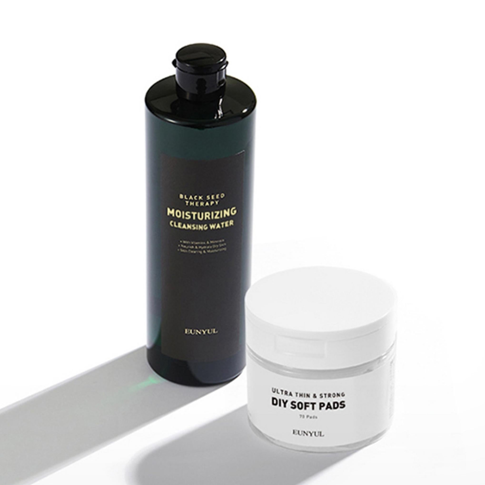 Eunyul Black Seed Therapy Eau Nettoyante Hydratante 500 ml + Pad 70p Set