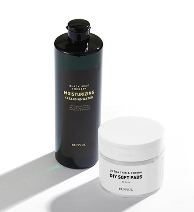 Eunyul Black Seed Therapy Agua Limpiadora Hidratante 500ml + Pad 70p Set