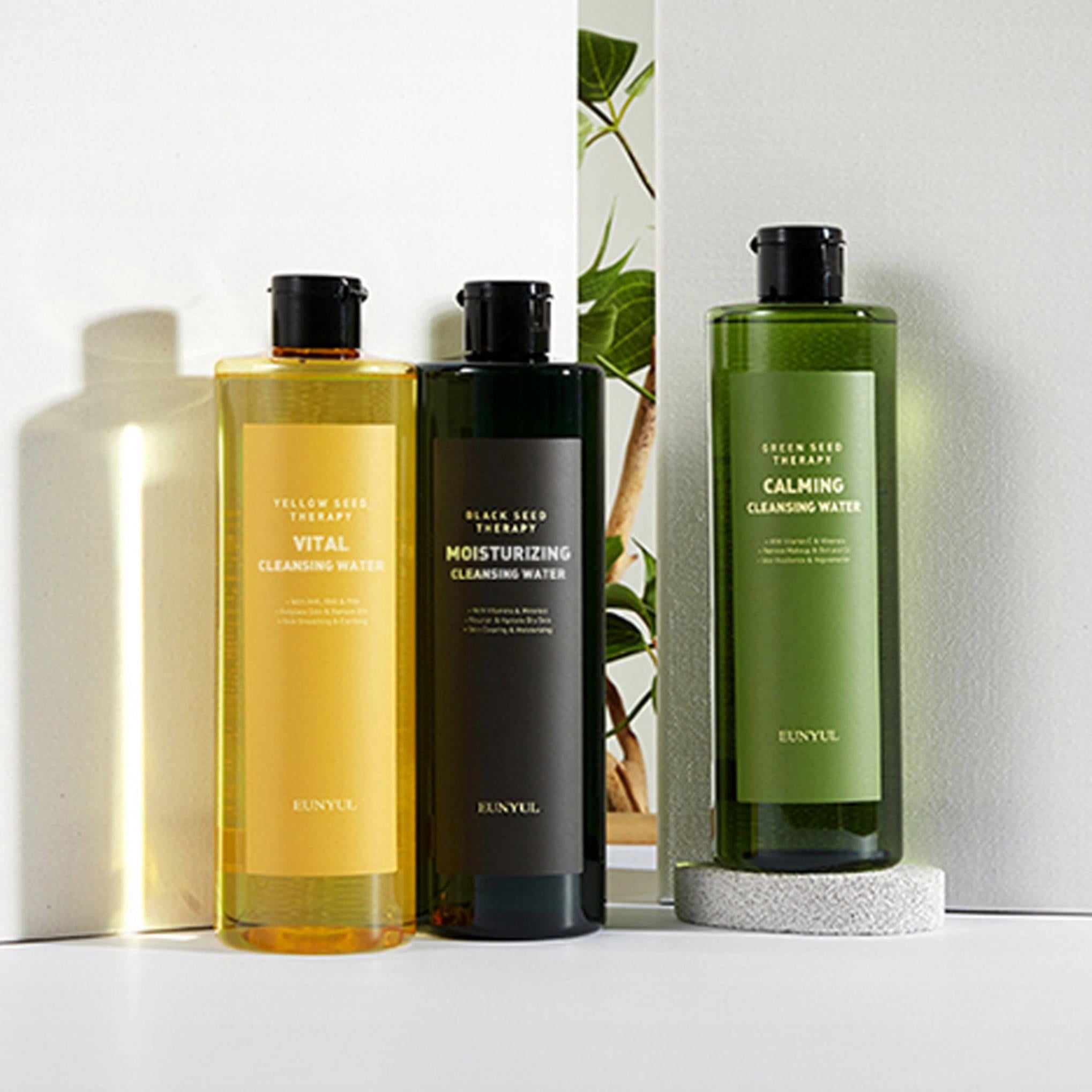 Eunyul Black Seed Therapy Eau Nettoyante Hydratante 500 ml + Pad 70p Set