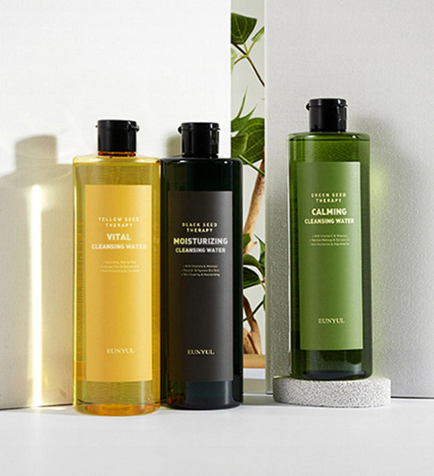 Eunyul Black Seed Therapy Agua Limpiadora Hidratante 500ml + Pad 70p Set