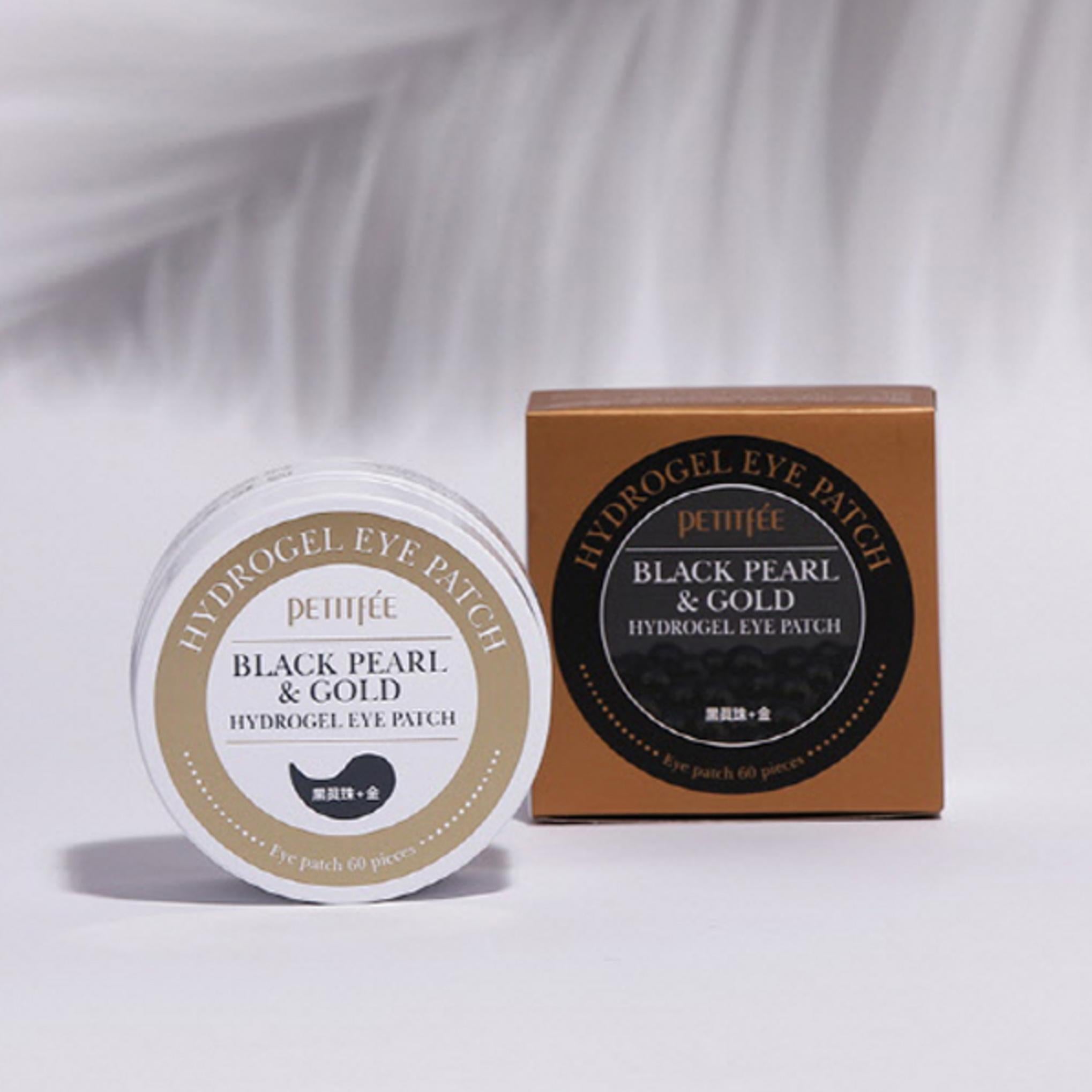 Parche Hidrogel para Ojos Petitfee Perla Negra y Oro