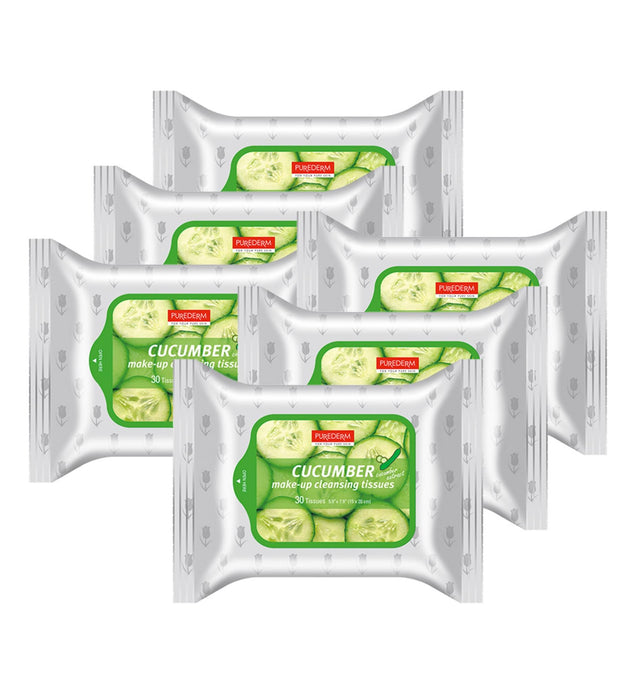 Purederm Cucumber Makeup Cleansing Tissue