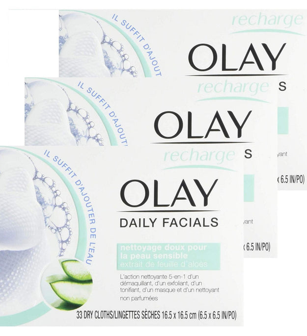Olay Daily Facial Gentle Clean 4-in-1 Water Activated Cloth