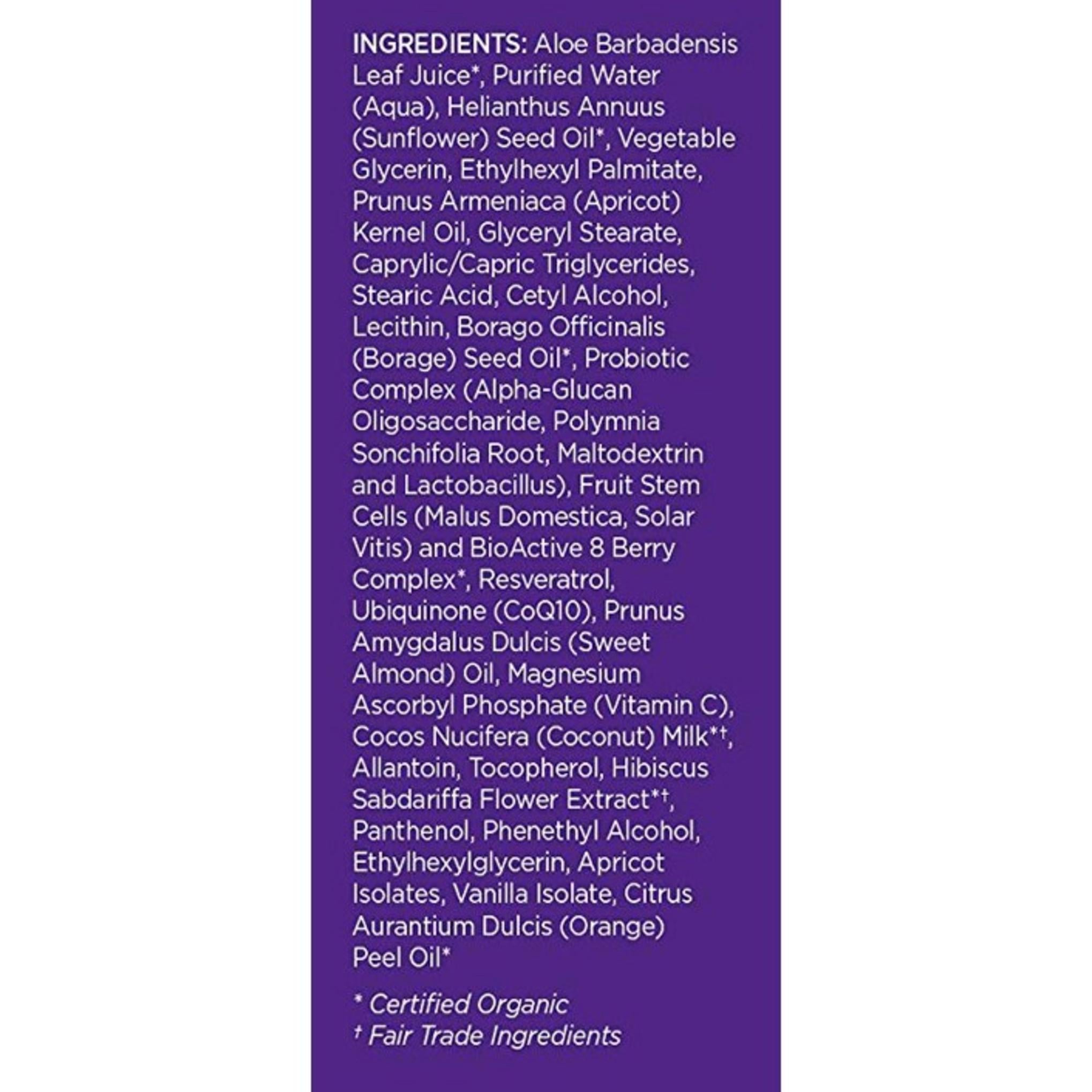 Andalou Naturals Damasco Probiótico Leite de Limpeza Antienvelhecimento