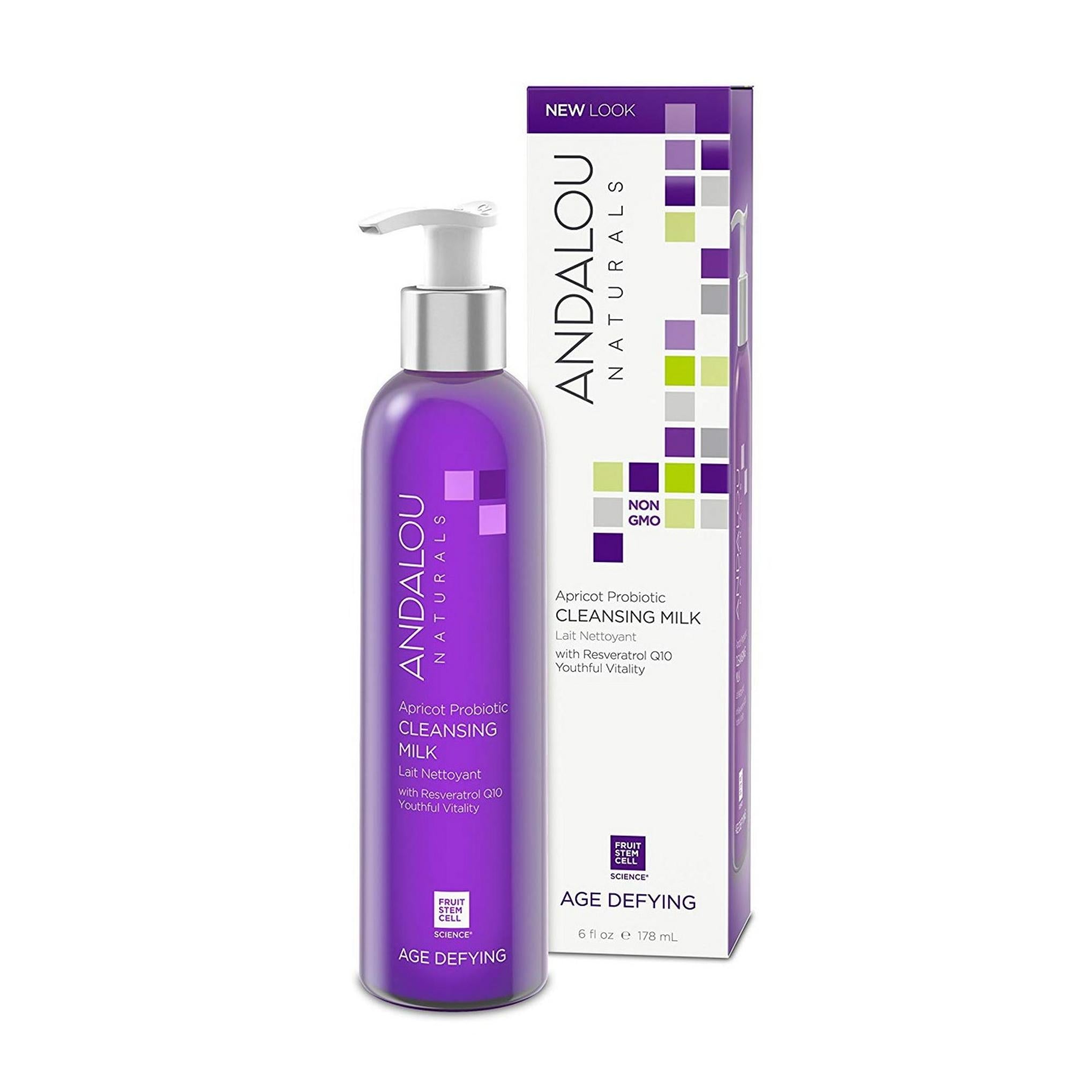Andalou Naturals Damasco Probiótico Leite de Limpeza Antienvelhecimento