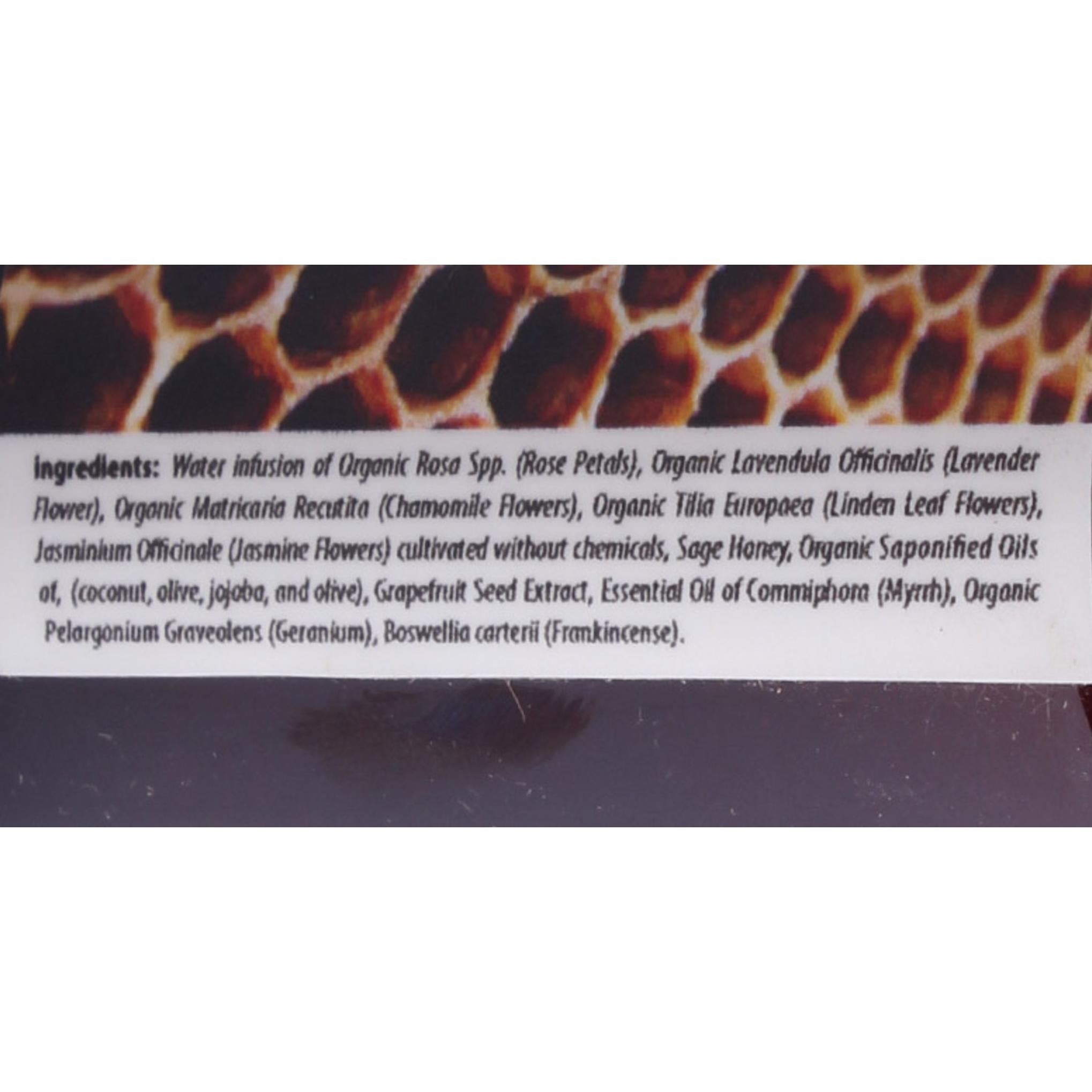 Gel de limpeza Izubara Organics Honey & Flower para todos os tipos de pele