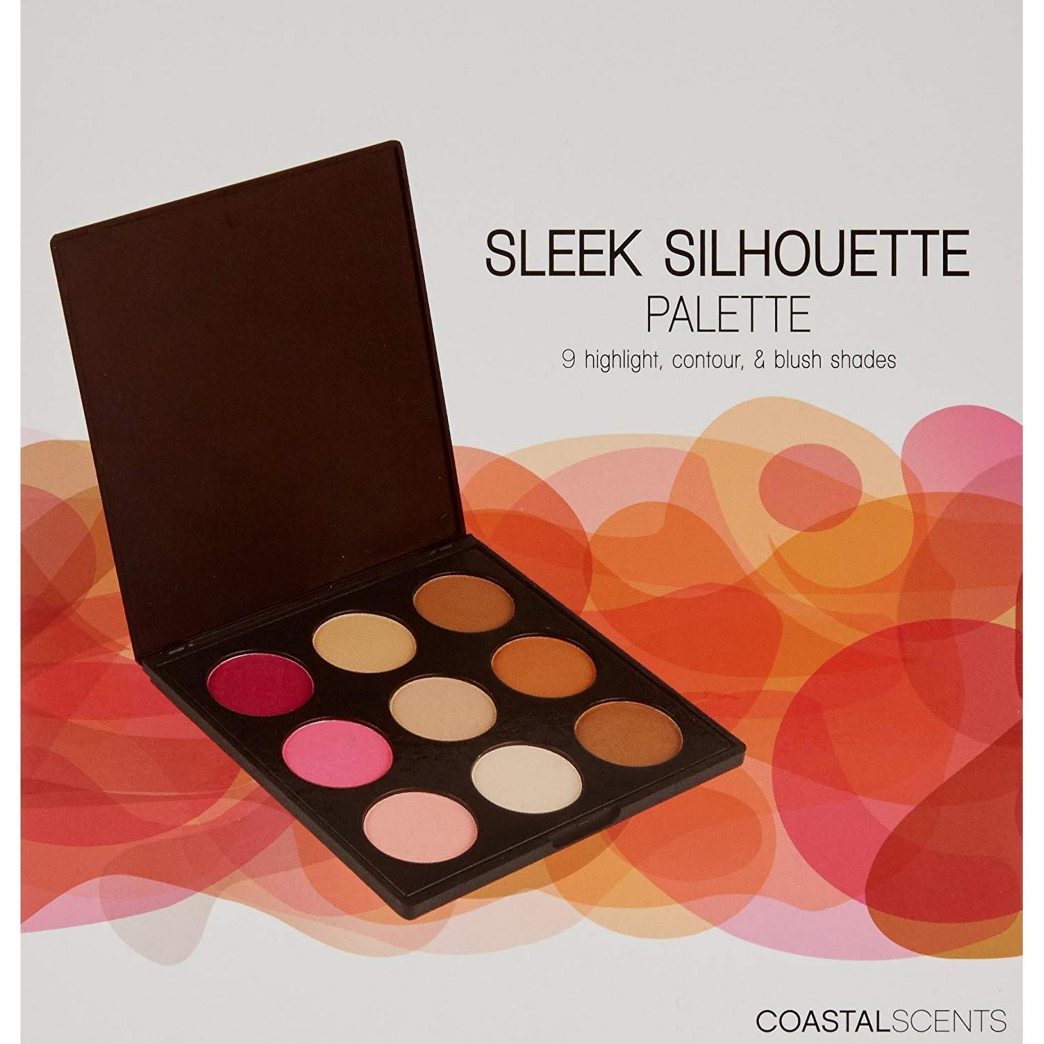 Coastal Cents 9 Highlight Contour & Blush Shade Slick Palette
