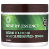 Desert Essence Natural Tea Tree Oil Facial Cleansing Pad Original