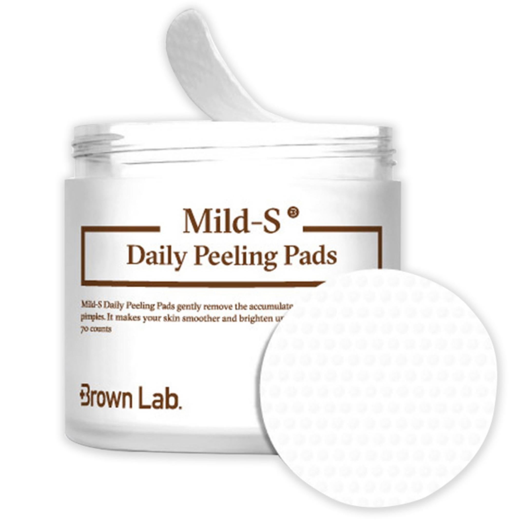 Brown Lab Mild S Almofada de peeling diária