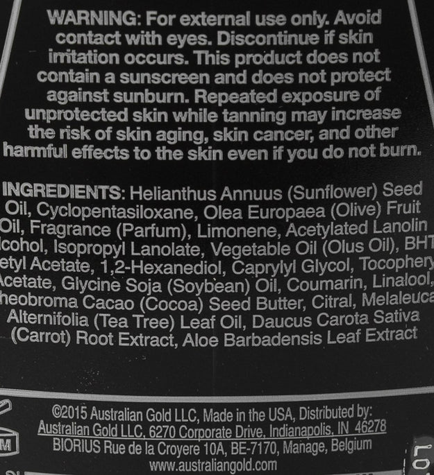 Australian Gold Dark Tanning Exotic Oil Spray
