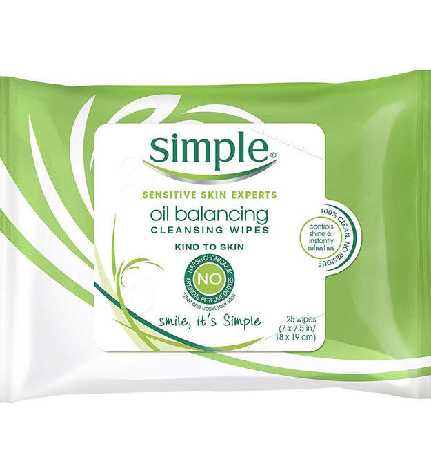 Simple Oil Balancing Cleansing Wipes