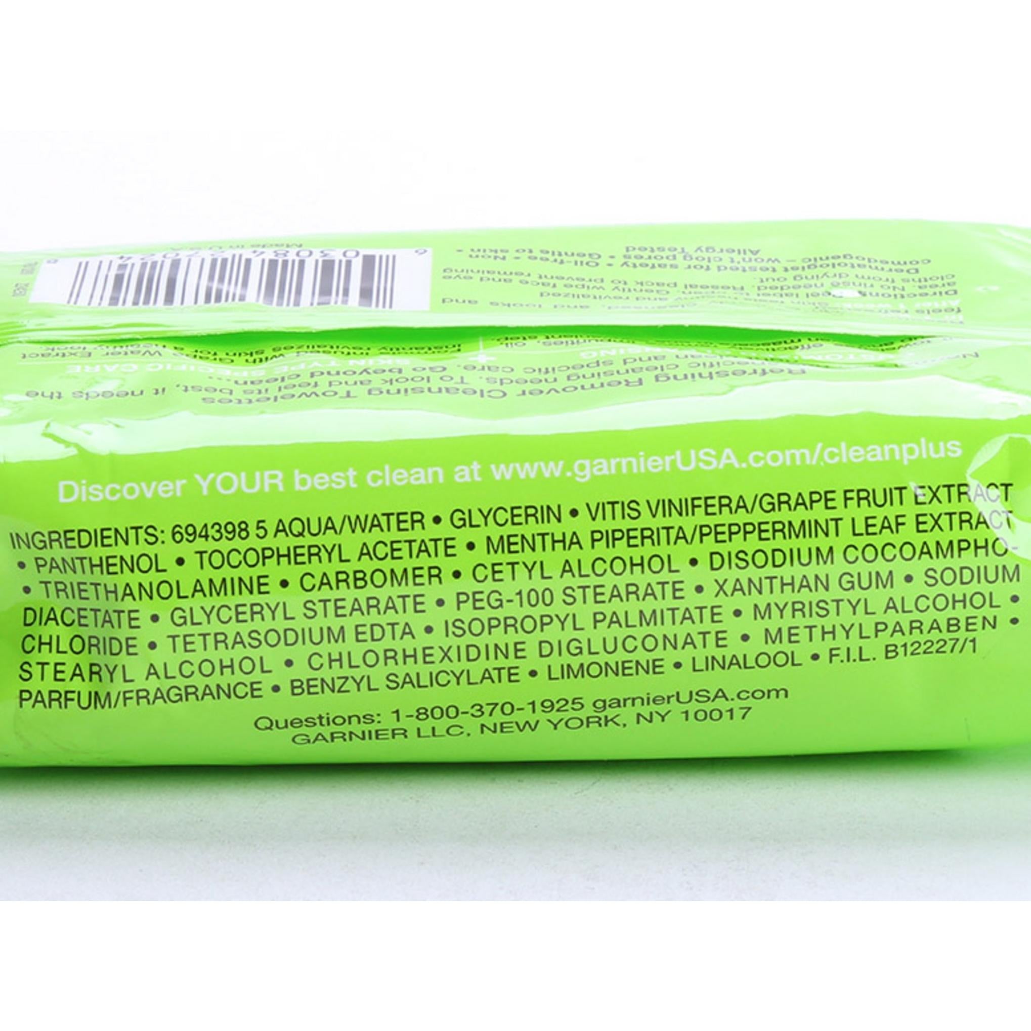 Garnier Clean Refreshing Remover Cleansing Towelette