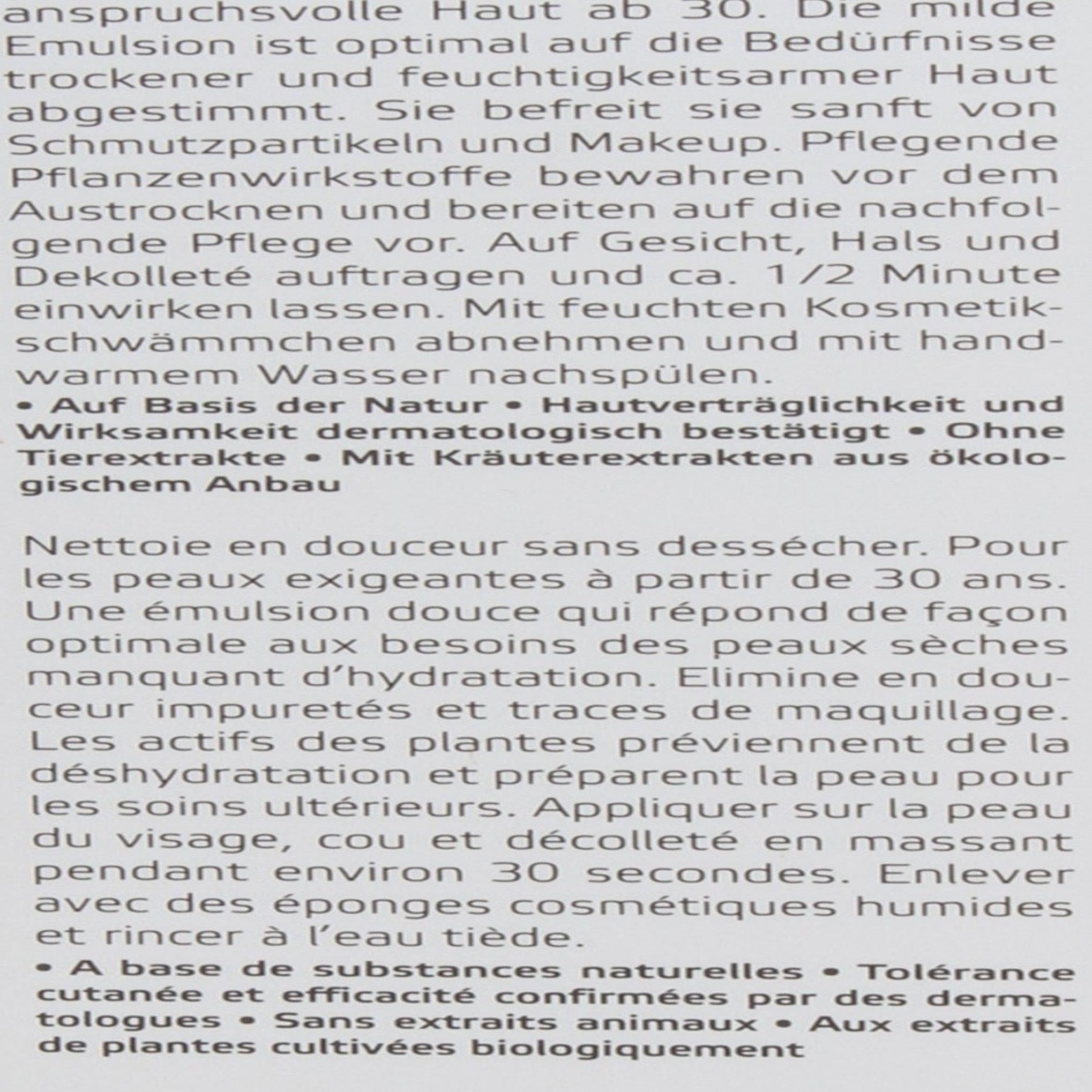 Leite de limpeza Annemarie Borlind Ll Generation