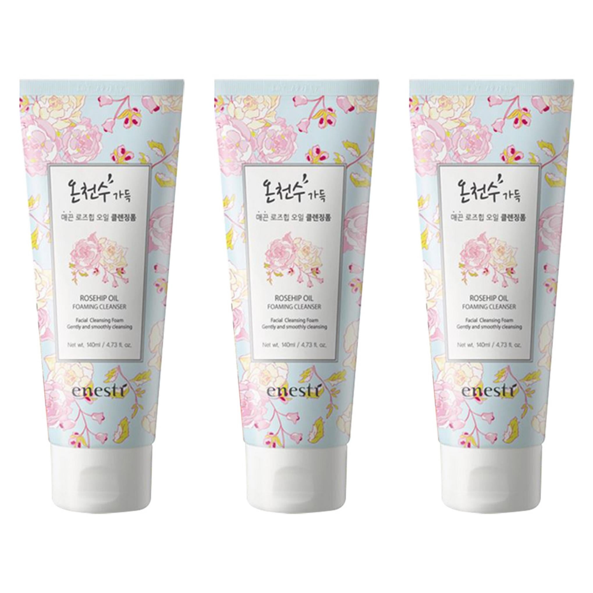 Ernesty Hot Spring Water Full Cleansing Foam Smooth Rosehip