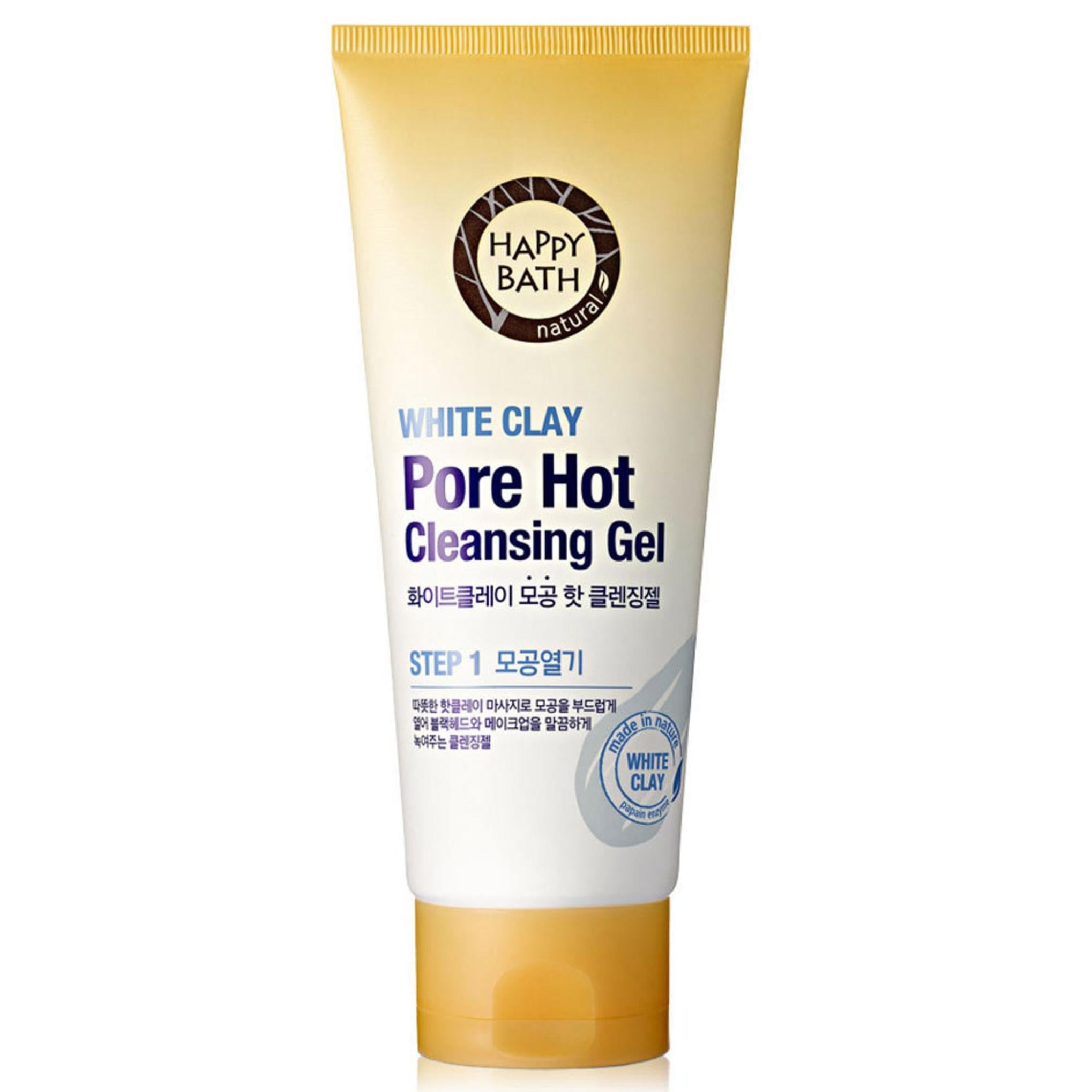 Happy Bath Weißer Ton Poren Heißes Reinigungs-Gel