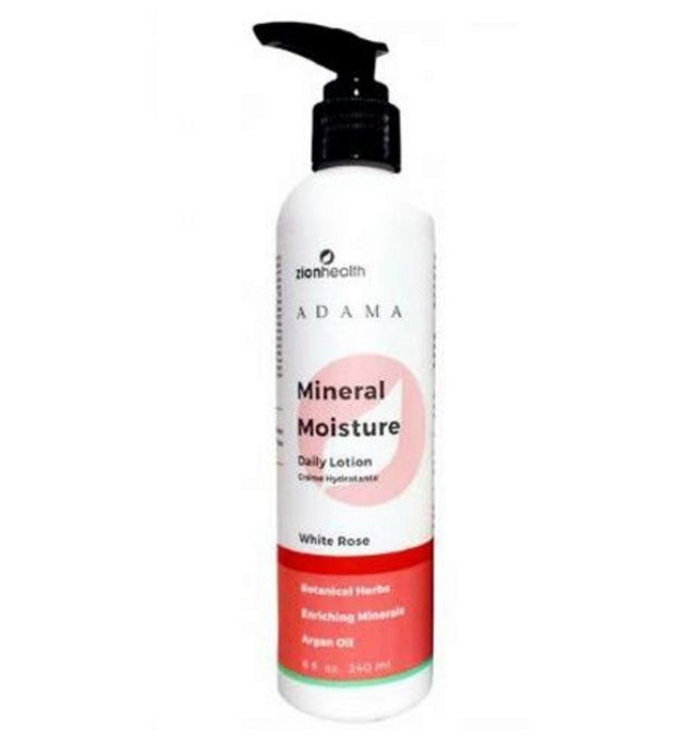 Zion Health Adama Mineral Moisture Daily Lotion White Rose