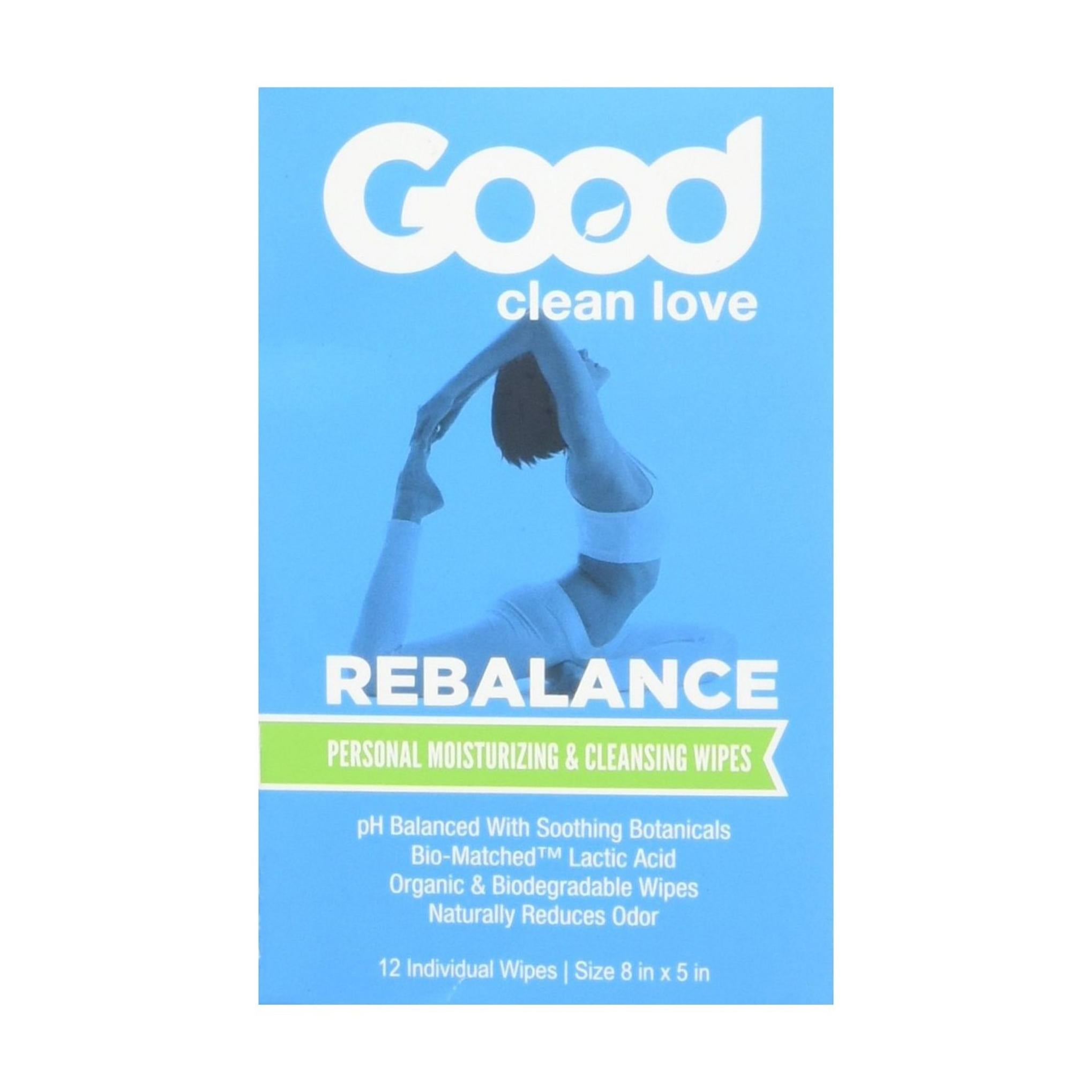 Good Clean Love Salvietta detergente e idratante personale Riequilibrio