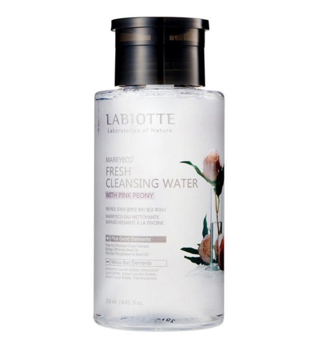 Labiotte Merieco Fresh Pink Peony Cleansing Water